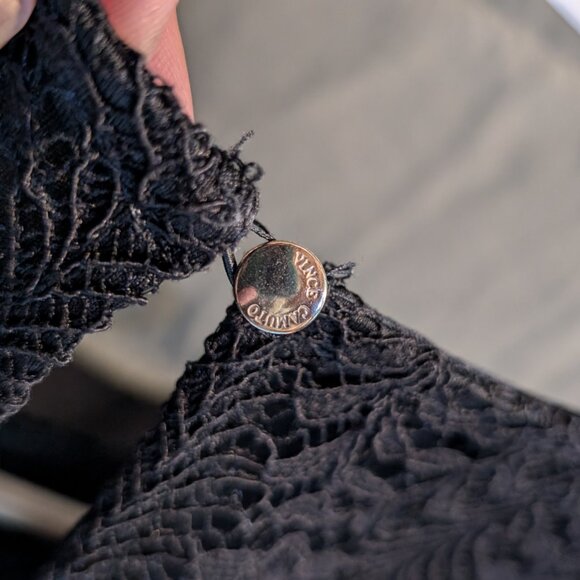 Vintage Chetta B Vince Camuto Black Lace Dress - Picture 6 of 6